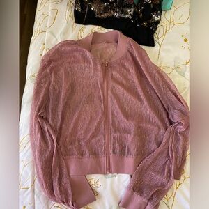 Women's Pink Bomber Jacket